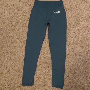Gymshark Breeze Lightweight Green Leggings Size M